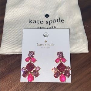 Kate Spade New York chandelier pink earrings